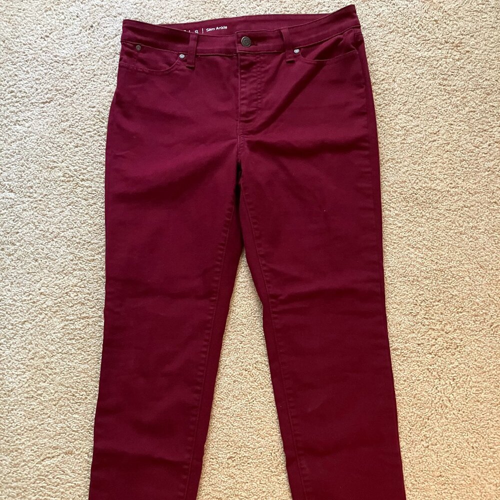 Talbots, Size 8, Cranberry Color